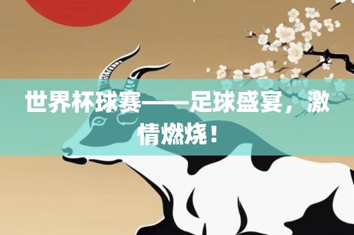 世界杯球赛——足球盛宴，激情燃烧！漯河市盈旭机械设备有限公司