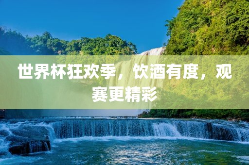 世界杯狂欢季，饮酒有度，观赛更精彩