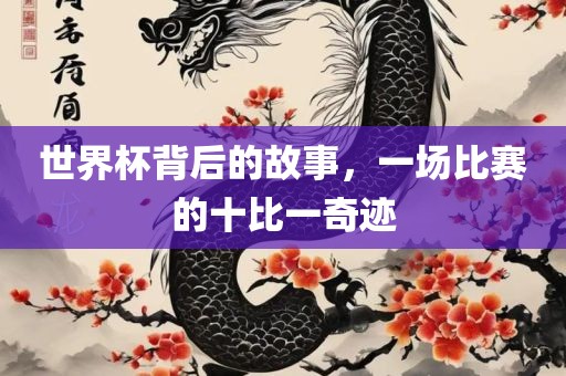世界杯背后的故事，一场比赛的十比一奇迹