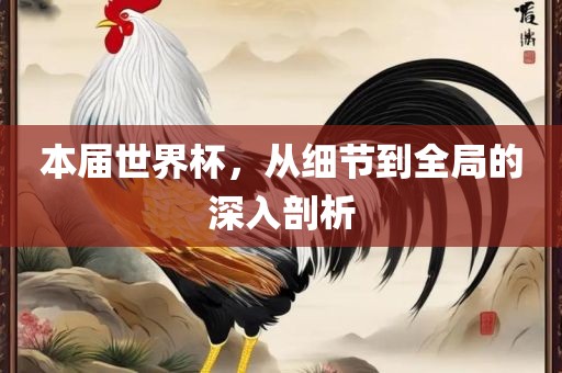 本届世界杯，从细节到全局漯河市盈旭机械设备有限公司的深入剖析
