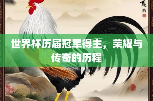世界杯历届冠军得主，荣耀与传奇的历程