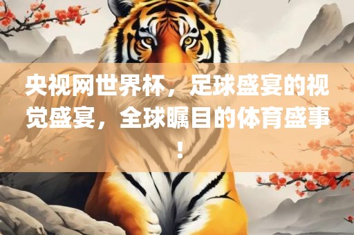央视网世界杯，足球盛宴的视觉盛宴，全球瞩目的体育盛事！