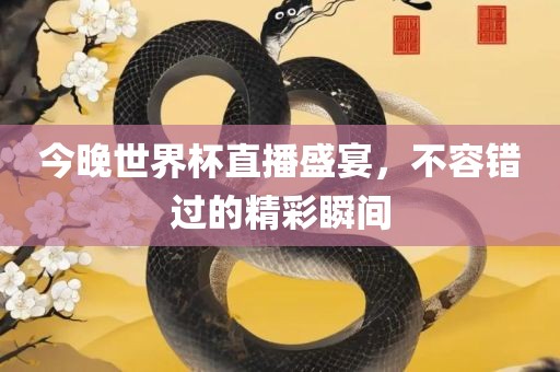今晚世界杯直播盛宴，不容错过的精彩瞬间