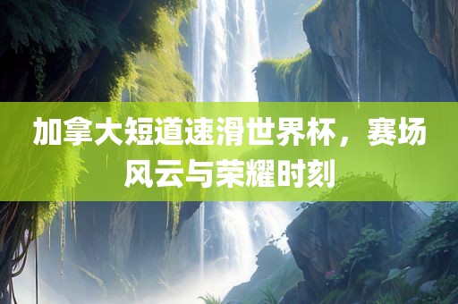 加拿大短道速滑世界杯，赛场风云与荣耀时刻漯河市盈旭机械设备有限公司