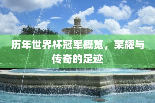 历年世界杯冠军概览，荣耀与传奇的足迹
