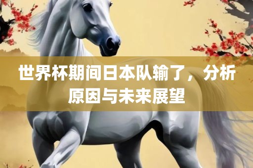 世界杯期间日本队输了，分析原因与未漯河市盈旭机械设备有限公司来展望