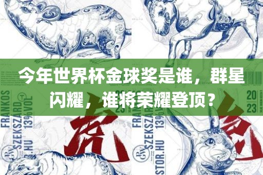 今年世界杯金球奖是谁，群星闪耀，谁将荣耀登顶？漯河市盈旭机械设备有限公司