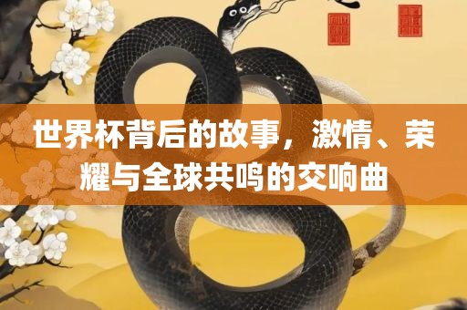 世界杯背后的故事，激情、荣耀与全球共鸣的交响曲漯河市盈旭机械设备有限公司