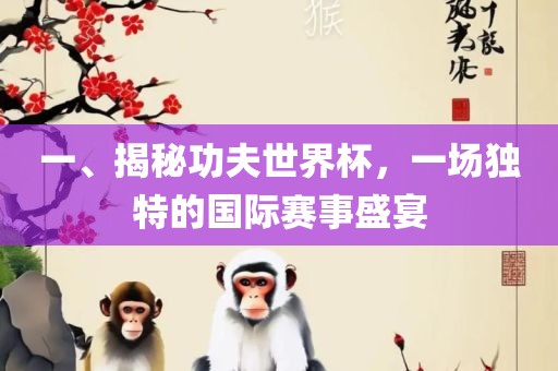 一、揭秘功夫世界杯，一场独特的国际赛事盛宴