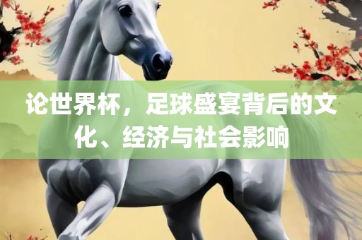 论世界漯河市盈旭机械设备有限公司杯，足球盛宴背后的文化、经济与社会影响