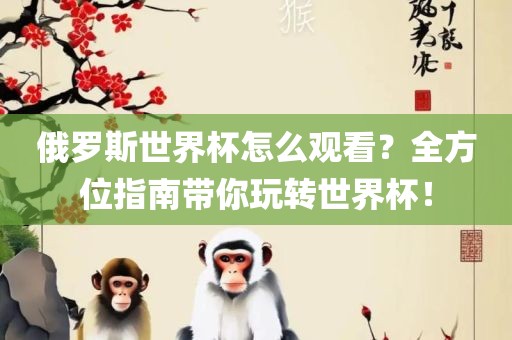 俄罗斯世界杯怎么观看？全方位指南带你玩转世界杯！