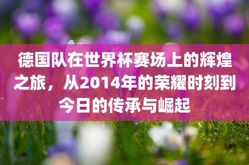 德国队在世界杯赛场上的辉煌之旅，从2014年的荣耀时刻到今日的传承与崛起
