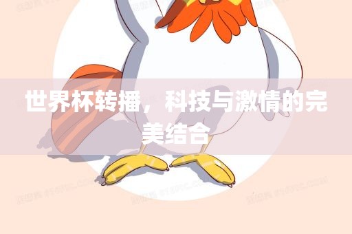 世界杯转播，科技与激情的完美结合