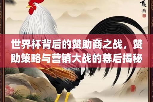 世界杯背后的赞助商之战，赞助策略与营销大战的幕后揭秘