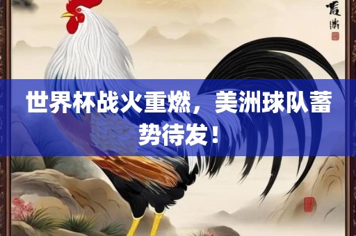 世界杯战火重燃，美洲球队蓄势待发！