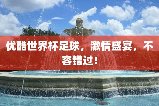优酷世界杯足球，激情盛宴，不容错过！