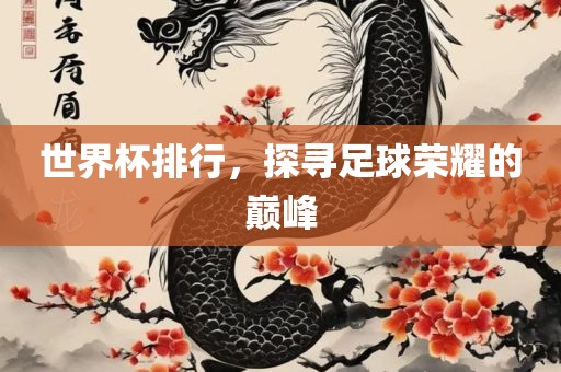 世界杯排行，探寻足球荣耀的巅峰