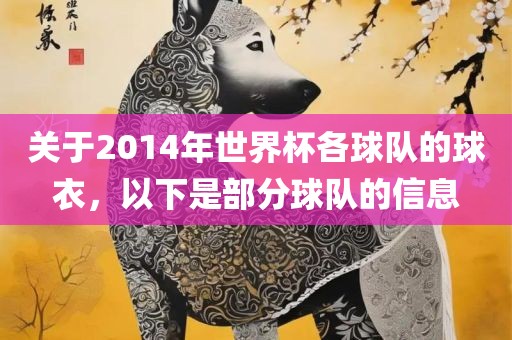 关于2014年世界杯各球队的球衣，以下是部分球队的信息