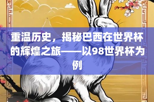 重温历史，揭秘巴西在世界杯的辉煌之旅——以98世界杯为例