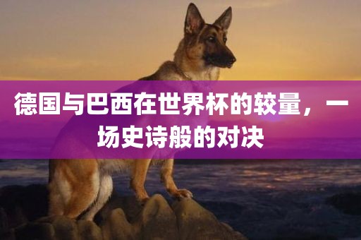 德国与巴西在世界杯的较量，一场史诗般的对决