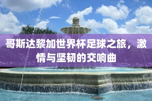 哥斯达黎加世界杯足球之旅，激情与坚韧的交响曲