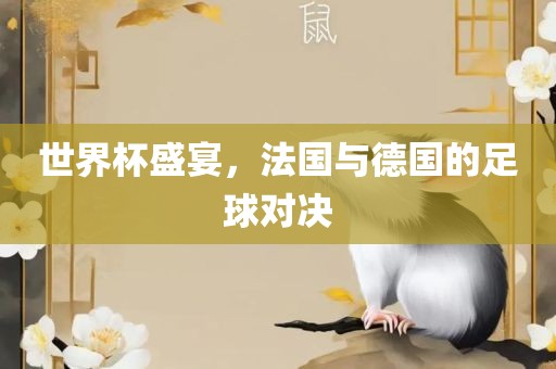 世界杯盛宴，法国与德国的足球对决
