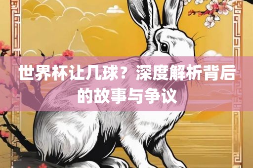 世界杯让几球？深度解析背后的故事与争议