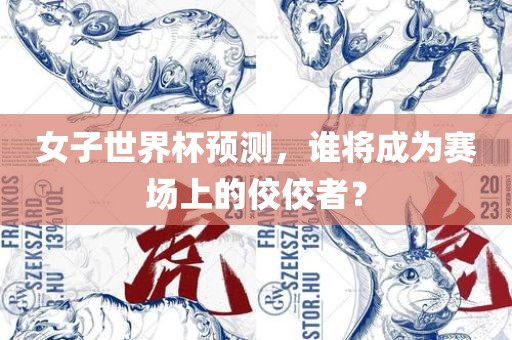 女子世界杯预测，谁将成为赛场上的佼佼者？