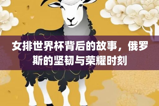 女排世界杯背后的故事，俄罗斯的坚韧与荣耀时刻