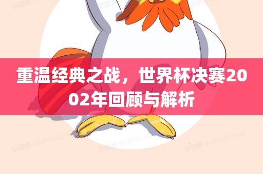 重温经典之战，世界杯决赛2002年回顾与解析