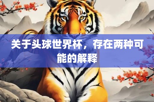 关于头球世界杯，存在两种可能的解释