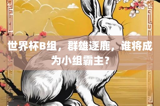 世界杯B组，群雄逐鹿，谁将成为小组霸主？