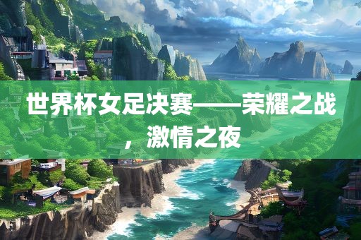 世界杯女足决赛——荣耀之战，激情之夜