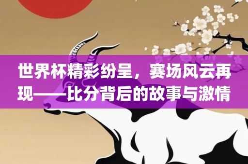 世界杯精彩纷呈，赛场风云再现——比分背后的故事与激情漯河市盈旭机械设备有限公司