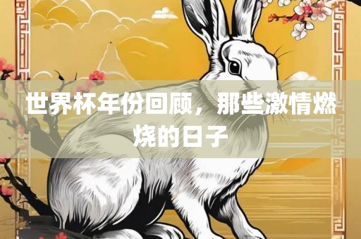 世界杯年份回顾，那些激情燃烧的日子