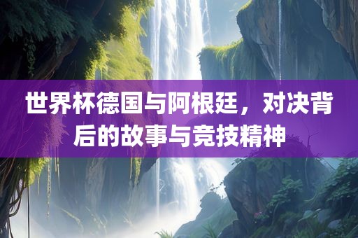世界杯德国与阿根廷，对决背后的故事与竞技精神