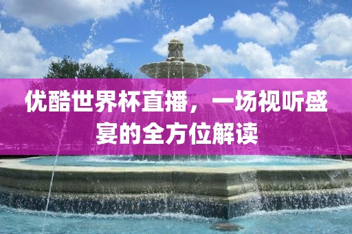 优酷世界杯直播，一场视听盛宴的全方位解读
