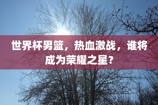 世界杯男篮，热血激战，谁将成为荣耀之星？