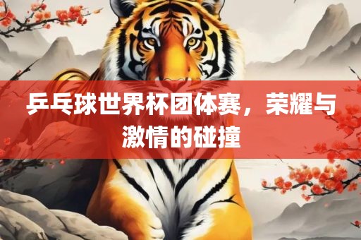 乒乓球世界杯团体赛，荣耀与激情的碰撞