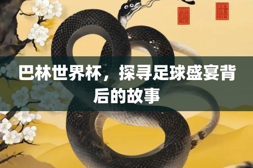 巴林世界杯，探寻足球盛宴背后的故事