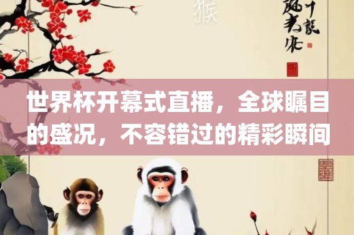 世界杯开幕式直播，全球瞩目的盛况，不容错过的精彩瞬间