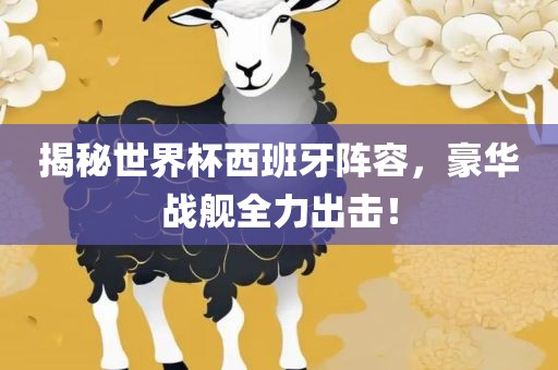 揭秘世界杯西班牙阵容，豪华战舰全力出击！