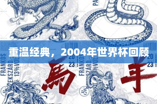 重温经典，2004年世界杯回顾