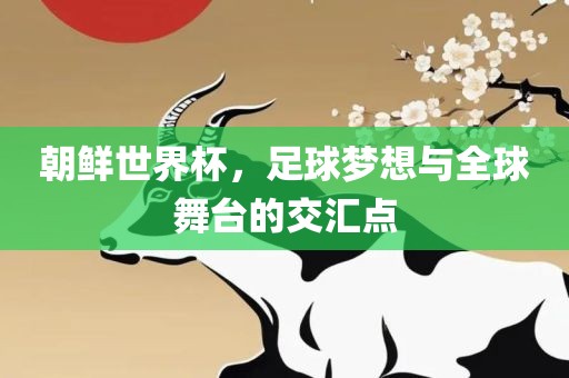 朝鲜世界杯，足球梦想与全球舞台的交汇点