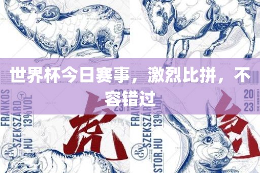 世界杯今日赛事，激烈比拼，不容错过