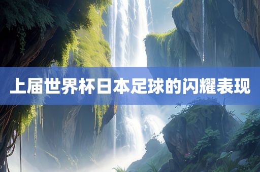 上届世界杯日本足球的闪耀表现漯河市盈旭机械设备有限公司