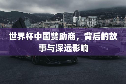 世界杯中国赞助商，背后的故事与深远影响漯河市盈旭机械设备有限公司