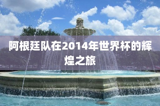 阿根廷队在2014年世界杯的辉煌之旅