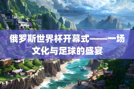 俄罗斯世界杯开幕式——一场文化与足球的盛宴
