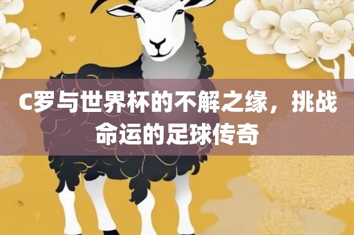 C罗与世界杯的不解之缘，挑战命运的足球传奇